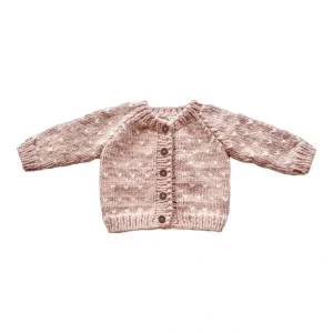 Sawyer Cardigan, Blush - CaringForTots - Professional Baby and Children's Products | Caring for Growth, Caring for Every Moment* Sweaters