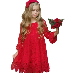 Say Yes My Dear Floral Lace Dress - CaringForTots - Professional Baby and Children's Products | Caring for Growth, Caring for Every Moment* Dresses - Long Sleeve