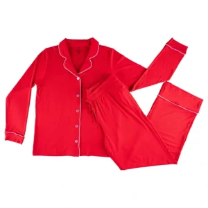 Scarlet Ribbed Women's Lounge Set - CaringForTots - Professional Baby and Children's Products | Caring for Growth, Caring for Every Moment* Loungewear Sets