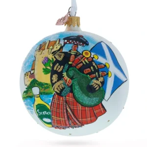 Scotland Traditions Glass Christmas Ornament 4 Inches (imperfections) - CaringForTots - Professional Baby and Children's Products | Caring for Growth, Caring for Every Moment* Ornaments