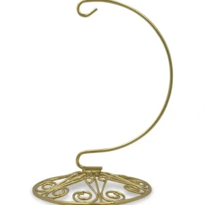 Scroll Base Metal Ornament Stand 6.5 Inches - CaringForTots - Professional Baby and Children's Products | Caring for Growth, Caring for Every Moment* Ornaments