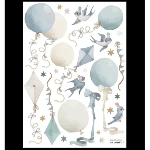 Selene - Wall Decals Walls - Balloons And Kites (blue) - CaringForTots - Professional Baby and Children's Products | Caring for Growth, Caring for Every Moment* All Products