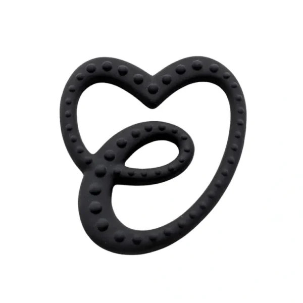 Sensory Rubber Teether - Black - CaringForTots - Professional Baby and Children's Products | Caring for Growth, Caring for Every Moment* Teethers