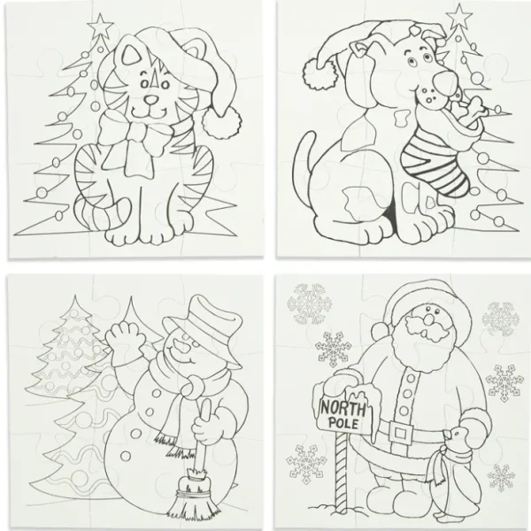 Set Of 12 Blank Christmas Puzzles - CaringForTots - Professional Baby and Children's Products | Caring for Growth, Caring for Every Moment* Jigsaw Puzzles
