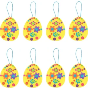 Set Of 12 Diy Easter Egg Ornament Craft Kit - CaringForTots - Professional Baby and Children's Products | Caring for Growth, Caring for Every Moment* Ornaments