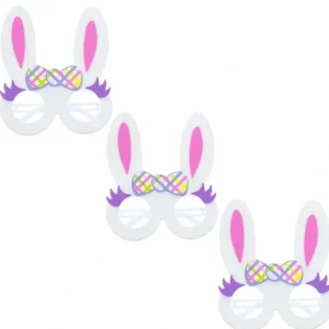 Set Of 3 Easter Bunny Ears Foam Glasses - CaringForTots - Professional Baby and Children's Products | Caring for Growth, Caring for Every Moment* Easter Crafts