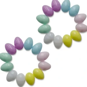 Set Of 24 Mini Assorted Pastel Plastic Eggs - CaringForTots - Professional Baby and Children's Products | Caring for Growth, Caring for Every Moment* Sorting Toys