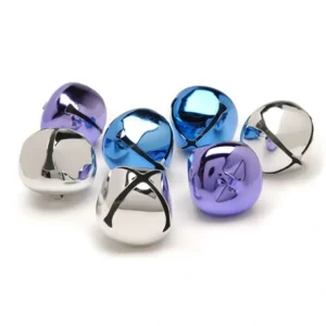 Set Of 8 Multicolored Metal Bells 1.4 Inches - CaringForTots - Professional Baby and Children's Products | Caring for Growth, Caring for Every Moment* Bells