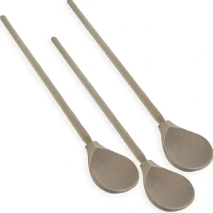 Set Of 3 Unfinished Unpainted Long Handle Wooden Spoons - CaringForTots - Professional Baby and Children's Products | Caring for Growth, Caring for Every Moment* Wooden