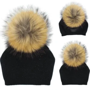 Sewn Knit Jumbo Fur Hat - CaringForTots - Professional Baby and Children's Products | Caring for Growth, Caring for Every Moment* Clothing