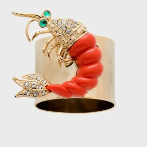 Shrimp Napkin Rings, Set Of Two - CaringForTots - Professional Baby and Children's Products | Caring for Growth, Caring for Every Moment* Napkin rings
