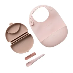 Sili Mini Go - Pink Antioxidant - CaringForTots - Professional Baby and Children's Products | Caring for Growth, Caring for Every Moment* Mealtime Sets