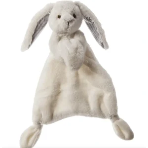 Clothing | Silky White Bunny Lovey - CaringForTots - Professional Baby and Children's Products | Caring for Growth, Caring for Every Moment