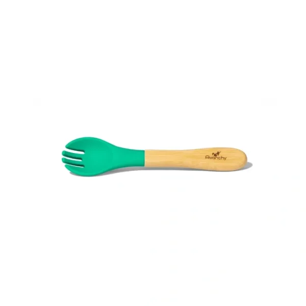Single Bamboo Baby Fork - CaringForTots - Professional Baby and Children's Products | Caring for Growth, Caring for Every Moment* Mealtime Sets