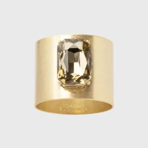 Single Gem Napkin Rings, Topaz, Set Of Two - CaringForTots - Professional Baby and Children's Products | Caring for Growth, Caring for Every Moment* Napkin rings