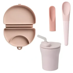 Sip & Go - Pink Salt - CaringForTots - Professional Baby and Children's Products | Caring for Growth, Caring for Every Moment* Mealtime Sets