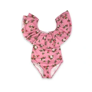 Sissi Pink Roses One Piece - CaringForTots - Professional Baby and Children's Products | Caring for Growth, Caring for Every Moment* One-Pieces