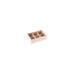 Six Sectional Wooden Box 4 Pack 7x5x2.5 - CaringForTots - Professional Baby and Children's Products | Caring for Growth, Caring for Every Moment* Gift Boxes