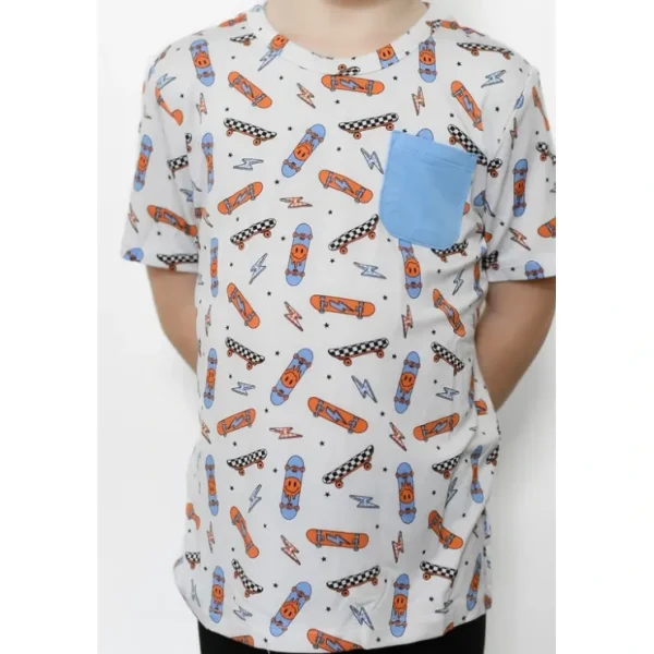 Skate Of Mind Dream Pocket Tee - CaringForTots - Professional Baby and Children's Products | Caring for Growth, Caring for Every Moment* The Dream Pocket Tee