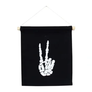 Skeleton Peace Sign Hang Sign - CaringForTots - Professional Baby and Children's Products | Caring for Growth, Caring for Every Moment* Holiday