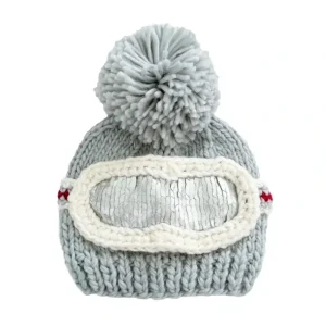 Clothing | Ski Goggles Knit Hat - Bowie Grey - CaringForTots - Professional Baby and Children's Products | Caring for Growth, Caring for Every Moment