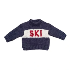 Ski Sweater, Navy - CaringForTots - Professional Baby and Children's Products | Caring for Growth, Caring for Every Moment* Sweaters