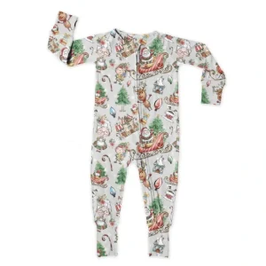 Sleigh All Day Zippered Footie - CaringForTots - Professional Baby and Children's Products | Caring for Growth, Caring for Every Moment* Footies - Zippered