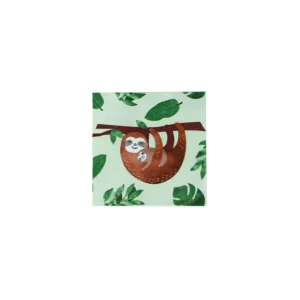 Sloth Napkins, 24 Ct - CaringForTots - Professional Baby and Children's Products | Caring for Growth, Caring for Every Moment* Napkins