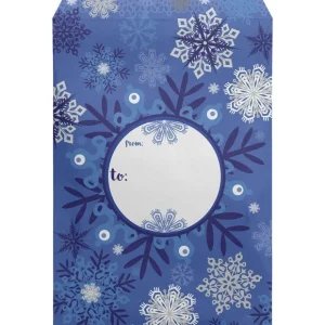 Small Christmas Printed Padded Mailing Envelopes, Elegant Snowflake - CaringForTots - Professional Baby and Children's Products | Caring for Growth, Caring for Every Moment* Mailing Envelopes