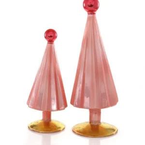 Small Pleated Tree, Pink Red Set Of 2 - CaringForTots - Professional Baby and Children's Products | Caring for Growth, Caring for Every Moment* All Products
