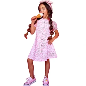 Smileyworld Flower Power Pink Denim Dress - CaringForTots - Professional Baby and Children's Products | Caring for Growth, Caring for Every Moment* Dresses