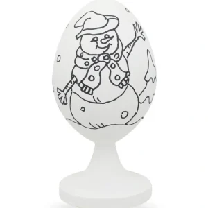 Snowman With Christmas Tree Unfinished Wooden Figurine - CaringForTots - Professional Baby and Children's Products | Caring for Growth, Caring for Every Moment* Christmas Trees