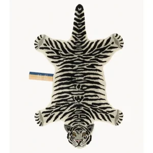 Snowy Tiger Rug Large - CaringForTots - Professional Baby and Children's Products | Caring for Growth, Caring for Every Moment* Wool Rugs