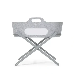SnuzBaskit Moses Basket + Stand Set - Dove Grey/Light Grey - CaringForTots - Professional Baby and Children's Products | Caring for Growth, Caring for Every Moment* Moses Baskets