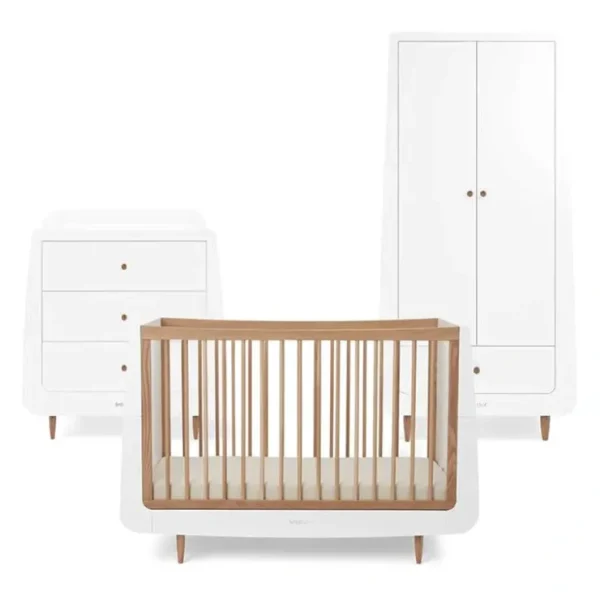 SnuzKot 3 Piece Nursery Furniture Set - The Natural Edit - Oak - CaringForTots - Professional Baby and Children's Products | Caring for Growth, Caring for Every Moment* Nursery Sets