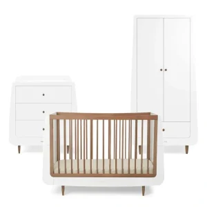 SnuzKot 3 Piece Nursery Furniture Set - The Natural Edit - Walnut - CaringForTots - Professional Baby and Children's Products | Caring for Growth, Caring for Every Moment* Nursery Sets