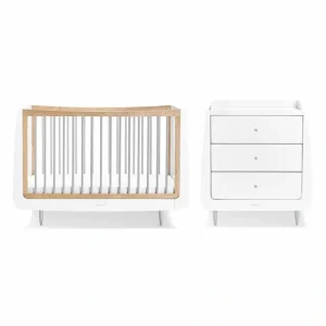 SnuzKot Skandi 2 Piece Nursery Furniture Set - Grey - CaringForTots - Professional Baby and Children's Products | Caring for Growth, Caring for Every Moment* Nursery Sets