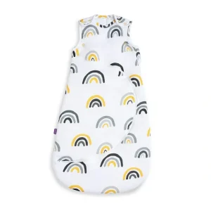 SnuzPouch Sleeping Bag - Mustard Rainbow - TOG 2.5 - CaringForTots - Professional Baby and Children's Products | Caring for Growth, Caring for Every Moment* Sleeping Bags