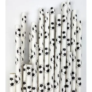 Soccer Ball Paper Straws - CaringForTots - Professional Baby and Children's Products | Caring for Growth, Caring for Every Moment* Straws
