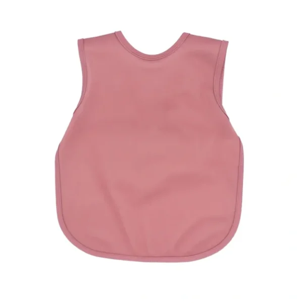 Solid Blush Minimalist Bapron - CaringForTots - Professional Baby and Children's Products | Caring for Growth, Caring for Every Moment* All Products