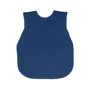 Solid Navy Minimalist Bapron - CaringForTots - Professional Baby and Children's Products | Caring for Growth, Caring for Every Moment* All Products