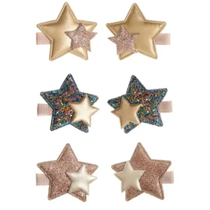 Sparkle Layered Star Mini Clips - CaringForTots - Professional Baby and Children's Products | Caring for Growth, Caring for Every Moment* Keepsakes