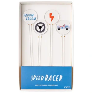 Speed Racer Acrylic Drink Stirrers - CaringForTots - Professional Baby and Children's Products | Caring for Growth, Caring for Every Moment* Drink Stirrer
