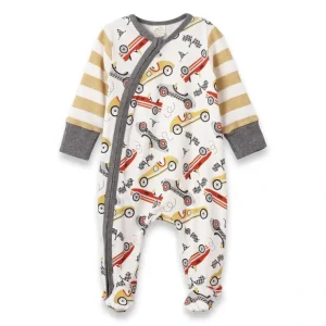 Speed Racer Zipper Romper - CaringForTots - Professional Baby and Children's Products | Caring for Growth, Caring for Every Moment* Rompers - Zippered