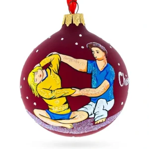 Spinal Care Specialist: Chiropractor Blown Glass Ball Christmas Ornament 3.25 Inches - CaringForTots - Professional Baby and Children's Products | Caring for Growth, Caring for Every Moment* Christmas Tree Ornaments