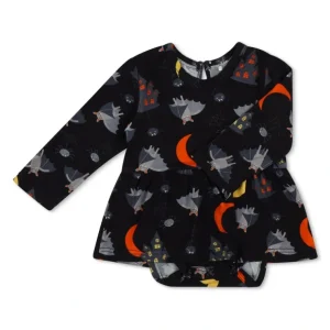 Spooky Nights Bodysuit Dress - CaringForTots - Professional Baby and Children's Products | Caring for Growth, Caring for Every Moment* Dresses - Long Sleeve