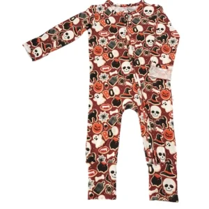 Spooky Soiree Zippered Footie - CaringForTots - Professional Baby and Children's Products | Caring for Growth, Caring for Every Moment* Footies - Zippered