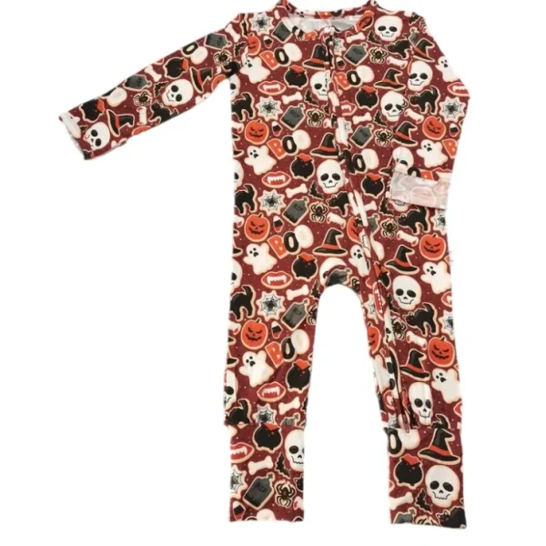 Spooky Soiree Zippered Footie - CaringForTots - Professional Baby and Children's Products | Caring for Growth, Caring for Every Moment* Footies - Zippered