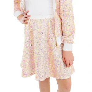 Spring Rainbow Sequin Twirl Skirt - CaringForTots - Professional Baby and Children's Products | Caring for Growth, Caring for Every Moment* Skirts