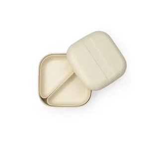 Square Bento Lunch Box - Off White - CaringForTots - Professional Baby and Children's Products | Caring for Growth, Caring for Every Moment* Lunch Boxes